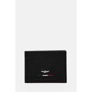 Kožni novčanik Aeronautica Militare za muškarce, boja: crna, AM151