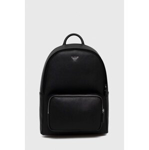Ruksak Emporio Armani za muškarce, boja: crna, veliki, jednobojni model, Y4O250 Y138E