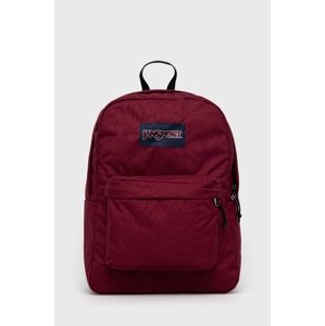 Ruksak Jansport boja: bordo, veliki, jednobojni model