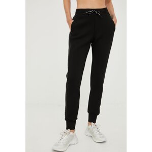 Donji dio trenirke Guess ALLIE boja: crna, s tiskom, V2YB18 K7UW2