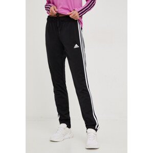 Donji dio trenirke adidas za žene, boja: crna, s aplikacijom
