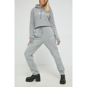 Donji dio trenirke Juicy Couture za žene, boja: siva, melanž