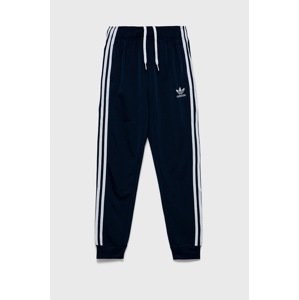 Dječji donji dio trenirke adidas Originals boja: tamno plava, s aplikacijom