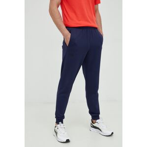 Donji dio trenirke Under Armour Fleece za muškarce, boja: tamno plava, glatki materijal