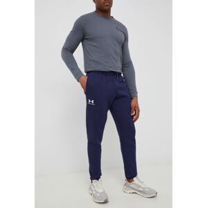 Donji dio trenirke Under Armour za muškarce, boja: tamno plava, glatki materijal