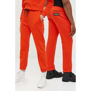 Donji dio trenirke Kangol unisex, boja: narančasta, glatki materijal