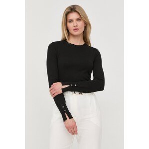Pulover Guess za žene, boja: crna, lagani