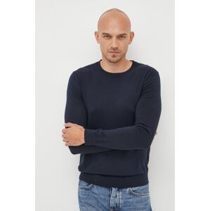Pulover Sisley za muškarce, boja: tamno plava, lagani