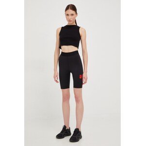 Kratke hlače za trening Puma X Vogue za žene, boja: crna, s tiskom, visoki struk, 535080-01