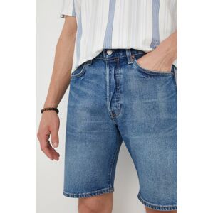 Traper kratke hlače Levi's za muškarce, boja: tamno plava, 36512.0164-DarkIndigo