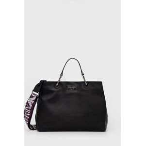 Kožna torba Emporio Armani boja: crna, Y3D165 Y478E