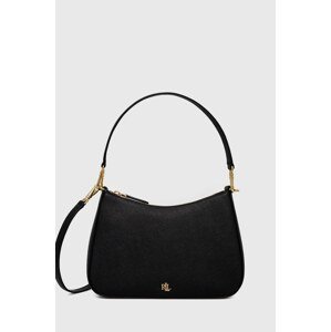 Kožna torba Lauren Ralph Lauren boja: crna, 431883768008
