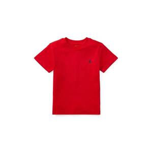 Dječja pamučna majica kratkih rukava Polo Ralph Lauren boja: crvena, jednobojni model
