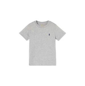 Dječja pamučna majica kratkih rukava Polo Ralph Lauren boja: siva, jednobojni model