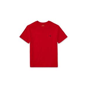 Dječja pamučna majica kratkih rukava Polo Ralph Lauren boja: crvena, jednobojni model