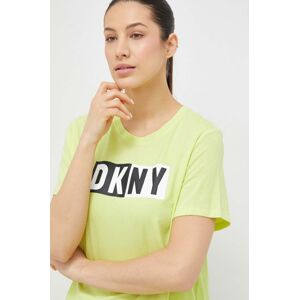 Majica kratkih rukava Dkny za žene, boja: zelena