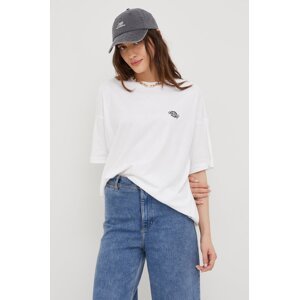 Pamučna majica Dickies boja: bijela, DK0A4Y1BWHX1-WHITE