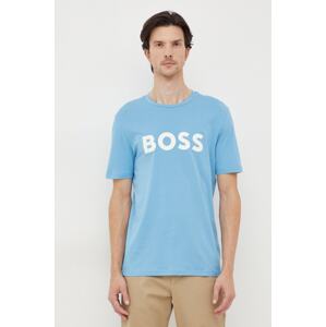 Pamučna majica BOSS BOSS CASUAL s tiskom, 50481923
