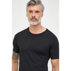 Pamučna majica BOSS boja: crna, jednobojni model, 50475284