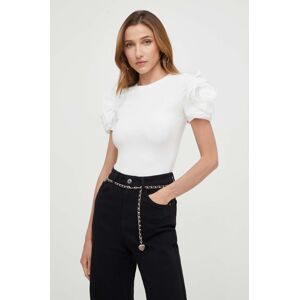 Bluza Answear.LAB boja: bijela, glatka