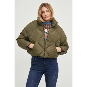 Jakna Answear.LAB za žene, boja: zelena, za zimu, oversize