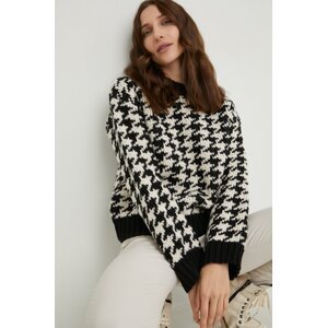 Pulover Answear.LAB za žene, boja: crna, topli