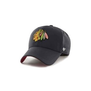 Kapa sa šiltom 47 brand Nhl Chicago Blackhawks boja: crna, s aplikacijom