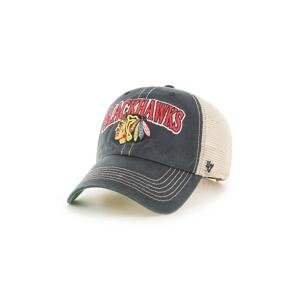 Kapa sa šiltom 47 brand NHL Chicago Blackhawks boja: crna, s aplikacijom H-TSCLA04LAP-VB