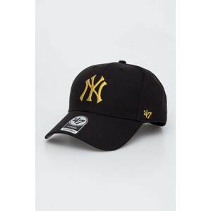 Kapa sa šiltom 47 brand MLB New York Yankees boja: crna, s aplikacijom