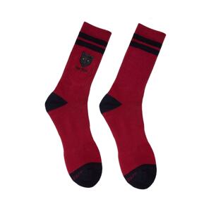 Čarape Goorin Bros boja: crvena