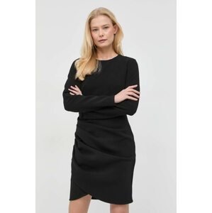 Haljina Silvian Heach boja: crna, mini, uske