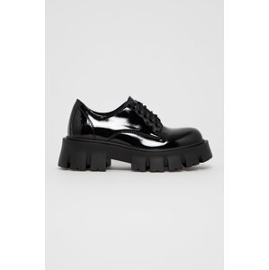 Cipele Altercore Deidra Vegan Black Patent za žene, boja: crna