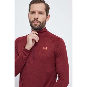 Dukserica za trening Under Armour Tech 2.0 boja: bordo, melanž, 1328495