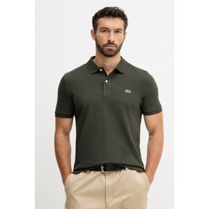 Pamučna polo majica Lacoste boja: bijela, bez uzorka, PH4012