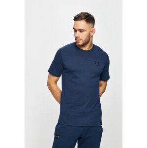 Majica kratkih rukava Under Armour SPORTSTYLE LEFT CHEST za muškarce, boja: tamno plava, bez uzorka, 1326799