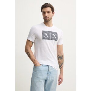 Pamučna majica Armani Exchange boja: bijela, 8NZTCK Z8H4Z