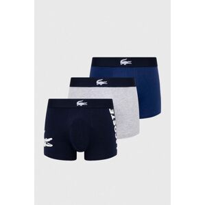 Bokserice Lacoste (3-pack) za muškarce, boja: tamno plava