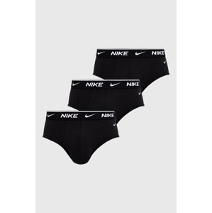 Slip gaćice Nike za muškarce, boja: crna
