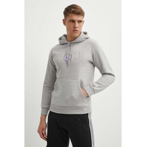 Dukserica adidas Originals za muškarce, boja: siva, s kapuljačom
