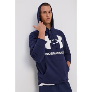 Dukserica Under Armour za muškarce, boja: tamno plava, s kapuljačom, 1357093-652
