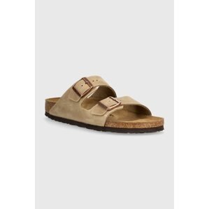Natikače od nubuk kože Birkenstock Arizona boja: smeđa, 352201