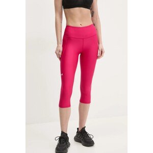 Hlače Under Armour za žene, boja: bordo, bez uzorka