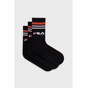 Čarape Fila boja: crna