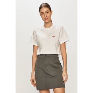 Majica kratkih rukava Dickies boja: bijela, DK0A4XDAWHX-WHITE