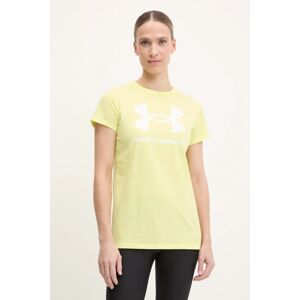 Majica kratkih rukava Under Armour za žene, boja: zelena