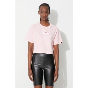 Pamučna majica Ellesse boja: bijela, SGB06838-Black