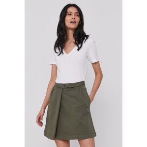 Majica kratkih rukava United Colors of Benetton za žene, boja: bijela