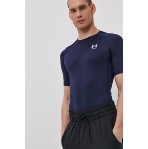 Majica kratkih rukava za trening Under Armour boja: tamno plava, jednobojni model, 1361518