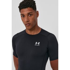 Majica kratkih rukava za trening Under Armour boja: crna, jednobojni model, 1361518