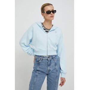 Dukserica Calvin Klein Jeans za žene, s kapuljačom, bez uzorka, J20J222885